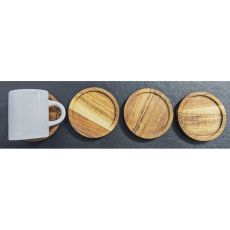 Glöggmugg Set 4-pack med underlägg