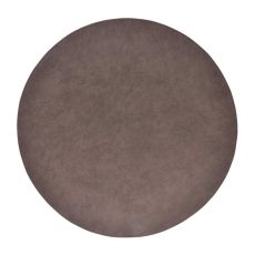 Underlägg Läder/skinnlook grå Runda 4-pack Tablett