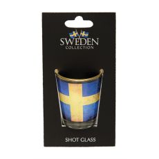 Shotglas Flagga Sverige