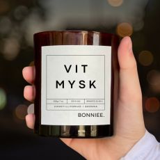 Bonniee Doftljus Vit Mysk 150 gram