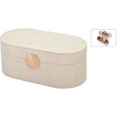 Smyckeskrin Textil Beige 25 cm