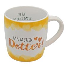 Mugg FANTASTISK DOTTER