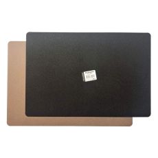 Underlägg Läderlook Brun/Svart 4-pack