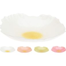 Skål Fat Blomma Glas 21 cm