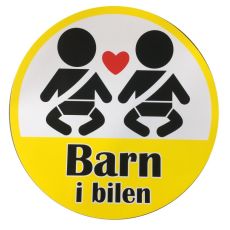 Stickers Barn i bilen 19,5cm