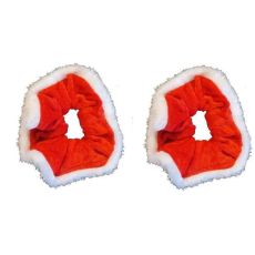 Hårband Snodd Jul röd/vit 2-pack