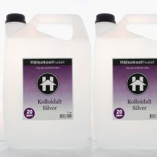 Kolloidalt Silver 5L 20ppm 2-pack