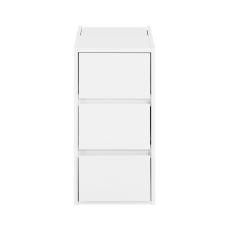 Nattduksbord med 3 lådor Soffbord Sidobord Sängbord FBT144-W
