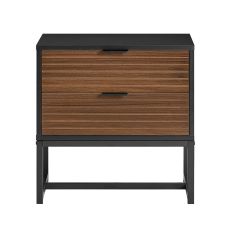 Nattduksbord med 2 lådor Soffbord Sidobord Sängbord FBT156-BR