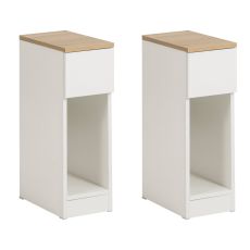 Sidobord Förvaringsbord Soffbord Cafébord FBT111-WNx2