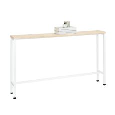 FSB19-Z Konsolbord för Hall & Vardagsrum – Smal Modern Design i Metall & Trä – Perfekt som Sidobord eller Soffbord – 120x20x65cm