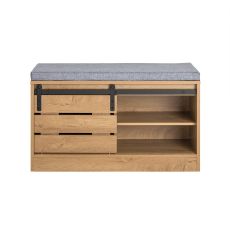 Bänk med förvaring Skoskåp Skobänk med dyna Sittbänk FSR120-N