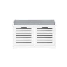 Bänk Skohylla Skobänk med dyna Hallmöbler FSR23-II-W