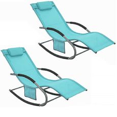 2xGungstol,Loungestol,Utemöbler,2-sits,blu,OGS28-HBx2
