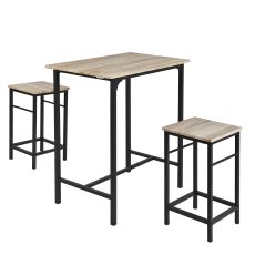 Barbord och 2 pallar, Matgrupp, Testad för 150 kg ...
