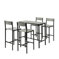 Barbord och 4 stolar Matgrupp Matbord Loungebord OGT14-HG