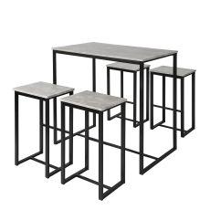 Barbord och 4 pallar, Matgrupp, Testad för 150 kg ...