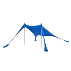 Tält strandtält med sandankare Bärbar solskugga Solsegel Solskydd OZT01-DB