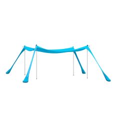 Tält strandtält med sandankare Bärbar solskugga Solsegel Solskydd OZT02-HB