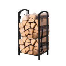 Vedställ, VEDFÖRVARING, Bredd 30 cm Höjd 75 cm Längd 46 cm, SDA01-SCH