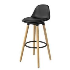 Barstol med fotstöd, Barstol,Sitthöjd 71 cm, FST70-SCH