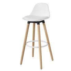 Barstol med fotstöd, Barstol, Sitthöjd 71 cm, FST70-W