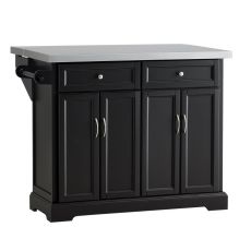 Köksö på hjul Arbetsbord Sideboard med klaffbord FKW71-SCH
