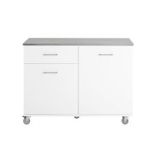 Köksö på hjul Förvaringsskåp Arbetsbord Kök FKW117-W
