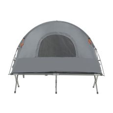 Enmanstält Campingsäng med tält Tältsäng med sovsäck luftmadrass och tillbehör grå OGS60-HG