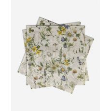 Kaffeservetter Ängsblommor 25x25cm 20-pack