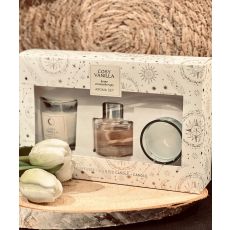 Aromaset Doftoljor Doftljus Doftpinnar Rose & Oud Wood
