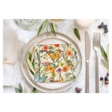 Servetter Fjärilar 33x33 cm 20-pack