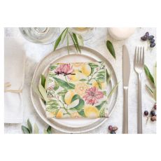 Servetter Citroner 33x33 cm 20-pack