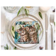 Servetter Kattungar 33x33cm 20-pack