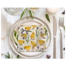 Servetter Kycklingar 33x33cm 20-pack