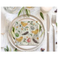 Servett Påsk Kycklingar/Påskägg 20-pack