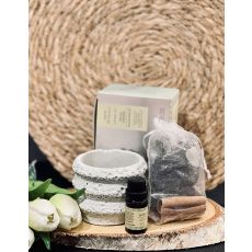 Aromaset Moss Amber Stenar Potpurri Doftolja Presentset