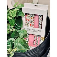 Trädgårdsverktyg Blommor Brun 2 delar