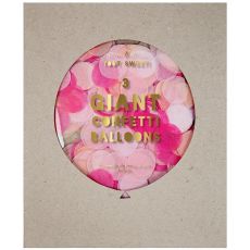 Meri Meri, Jätte konfetti ballong kit, Rosa