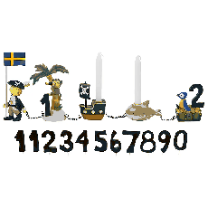 Kids By Friis - Födelsedagståg, Pirat