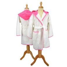 ARTG Barnbadrock, Vit/Pink
