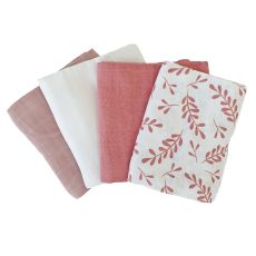 Summerville Muslinfiltar 4-pack,  Floral Rose