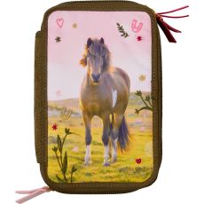 Spiegelburg Pennfodral - Häst, Olivgrön