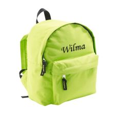 Barnryggsäck med namn - Grön