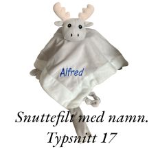 Snuttefilt med namn, Älg