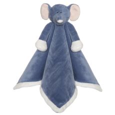 Teddykompaniet - Diinglisar snuttefilt Elefant Demin