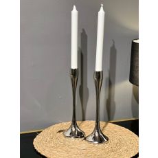 Ljusstake Silver Metall 31 cm