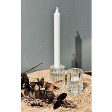 Ljuskopp Vändbar Glas Brun 5x8 cm