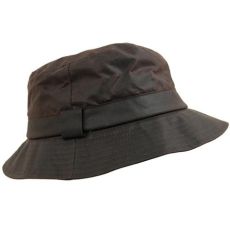 Vaxad hatt Brun - Walker & Hawkes