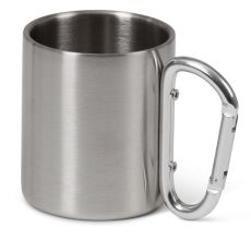 Mugg i aluminium med karbinhake